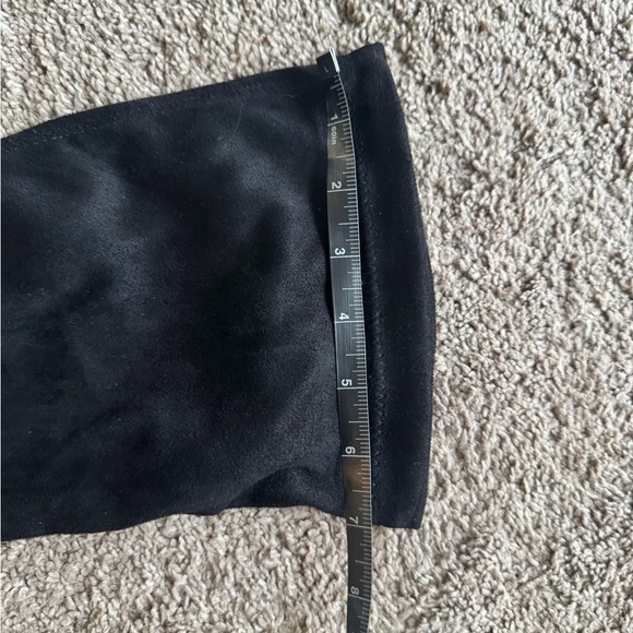 Nasty Gal Black Over-the-Knee Chunky Platform Boots - Picture 6 of 6